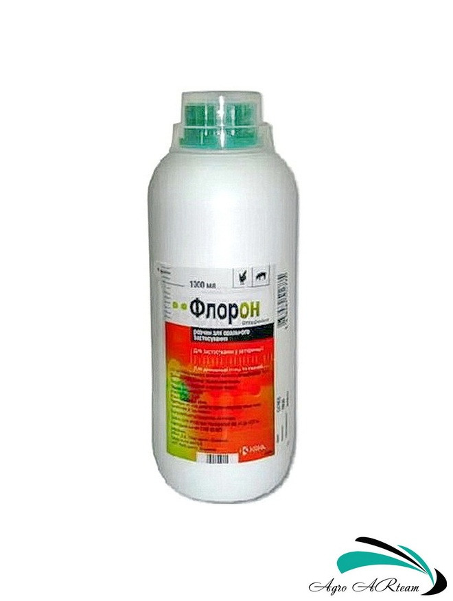 Флорон 10% р-н ор. для свиней та птахів, 1л, КРКА, Словенія
