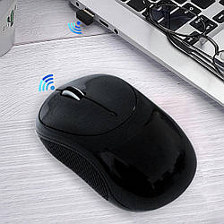 Бездротова мишка комп'ютерна Wireless Mouse G-185 Чорна, блютуз-миша для ноутбука | бездротова ведмедик (ST)