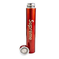 Маленька термопляшка для кави SUPREME SLIM H2O 250ml Червоний термос для чаю та напоїв (ST)