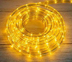 Світлодіодна дюралайт гірлянда на 8 метрів Xmas Rope Light WW Теплий білий | вулична гірлянда (ST)