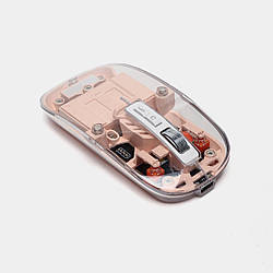 Бездротова мишка Wireless Mouse M133 Рожева мишка для комп'ютера та ноутбука Bluetooth — блютуз ведмедик (ST)