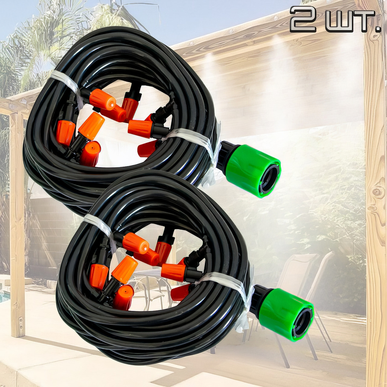 Система туманоутворення Patio Mistcooling Kit 10M BD-182 туман для альтанок — 2 шт./комплект (ST), фото 1