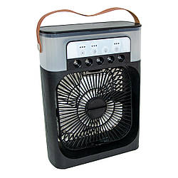 Настільний вентилятор із функцією зволоження повітря 4 в 1 Air Cooler Fan USB, Чорний портативний вентилятор (ST)