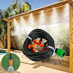Туманоутворювач Patio Mistcooling Kit 10M BD-182 Зелений конектор, система поливання туман для теплиць (ST)