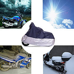 Чохол на скутер Motocicleta Cubierta QW-074 XXL Молочохол 220х130х100 см великий тент для мотоцикла (ST)