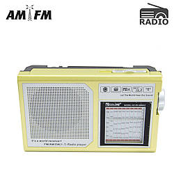 Портативний радіоприймач FM/AM/SW Golon RX-888AC приймач на батарейках, фм радіо з гарним прийманням (ST)