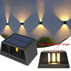 Вуличний світильник настінний на сонячній батареї Solar Wall Lamp HS-8032 садовий ліхтар вуличний для дачі (ST)