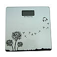 Підлогові ваги електронні Domotec MS-1604 Білі з чорним малюнком, ваги домашні підлогові (ST), фото 3