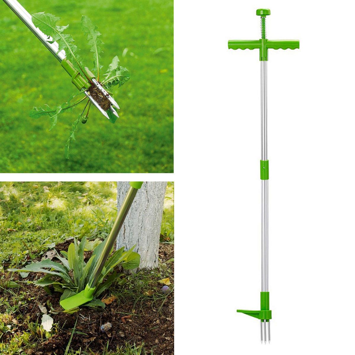 Інструмент для видалення бур'янів/одуванчика Салатовий "Long handled weeder", видаляє бур'янів ручний (ST), фото 1