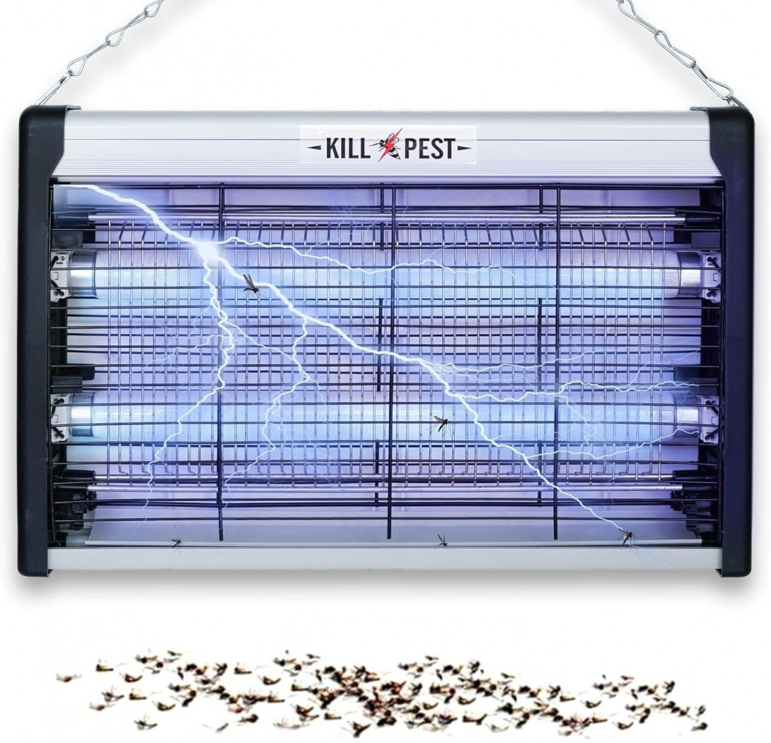 Лампа знищувач комарів Led 12W Insect Killer, електросприт для мух, комарів, інсектицидна лампа (ST), фото 1