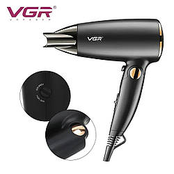 Фен для волосся VGR V-439 1600W Чорний, фен для укладання — сушарка для волосся (фен для волосся) (ST)