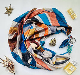 Дизайнерська хустка My Scarf "Лині долі" 70 на 70 см