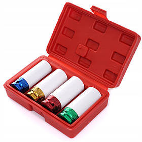 Комплект ударних головок для легкосплавних дисків 17-22 мм Kraft&Dele KD10523