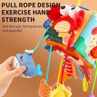 Розвивальна іграшка Брязкальце з підвісками Мобіль у візочок і ліжечко Прорізувачі для тактильного розвитку