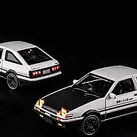 Машина метал TOYOTA Corolla AE86 Trueno,Initial D 1:36 звук світло