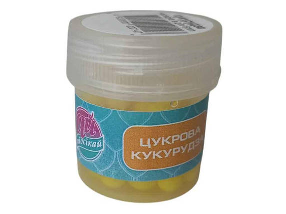 Плаваюча силіконова насадка 6мм ЦУКРОВА КУКУРУДЗА в діпі у контейнері 25 мл ТМ АЙ ПОДСЕКАЙ, фото 1