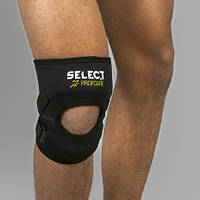 Наколінник SELECT 6207 Knee support for jumper's knee (228) чорн/зел, L 562070
