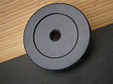 Диск для гантелей та штанг граніліт армований 2,5 кг / 26 мм / 1 шт, фото 6