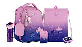 Шкільний набір Kite Education Sparkling (рюкзак, пенал, сумка, ланчбокс, пляшка) 115-130 см