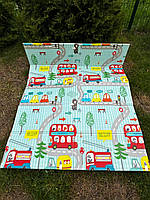 Килимок ігровий термокилимок 2-х сторонній EVA В-50015 180х150х0.8см, в сумці