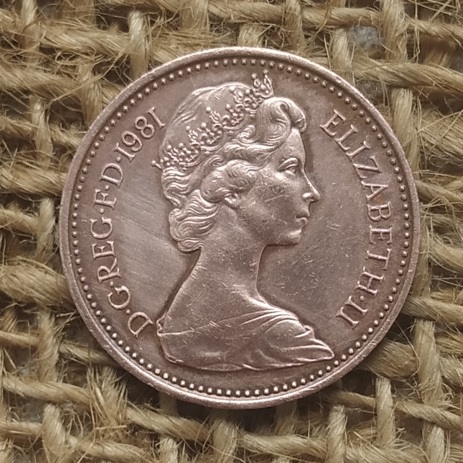 1 пеннi 1981 року. Велика Британiя