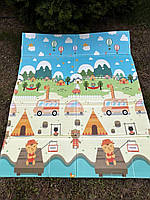 Килимок ігровий термокилимок двосторонній  2-х сторонній EVA B-92503 180х150х0.8см