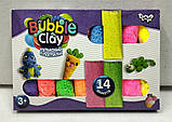 Кульковий пластилін «BUBBLE CLAY», 14 кольорів (BBC-05-01U), фото 7