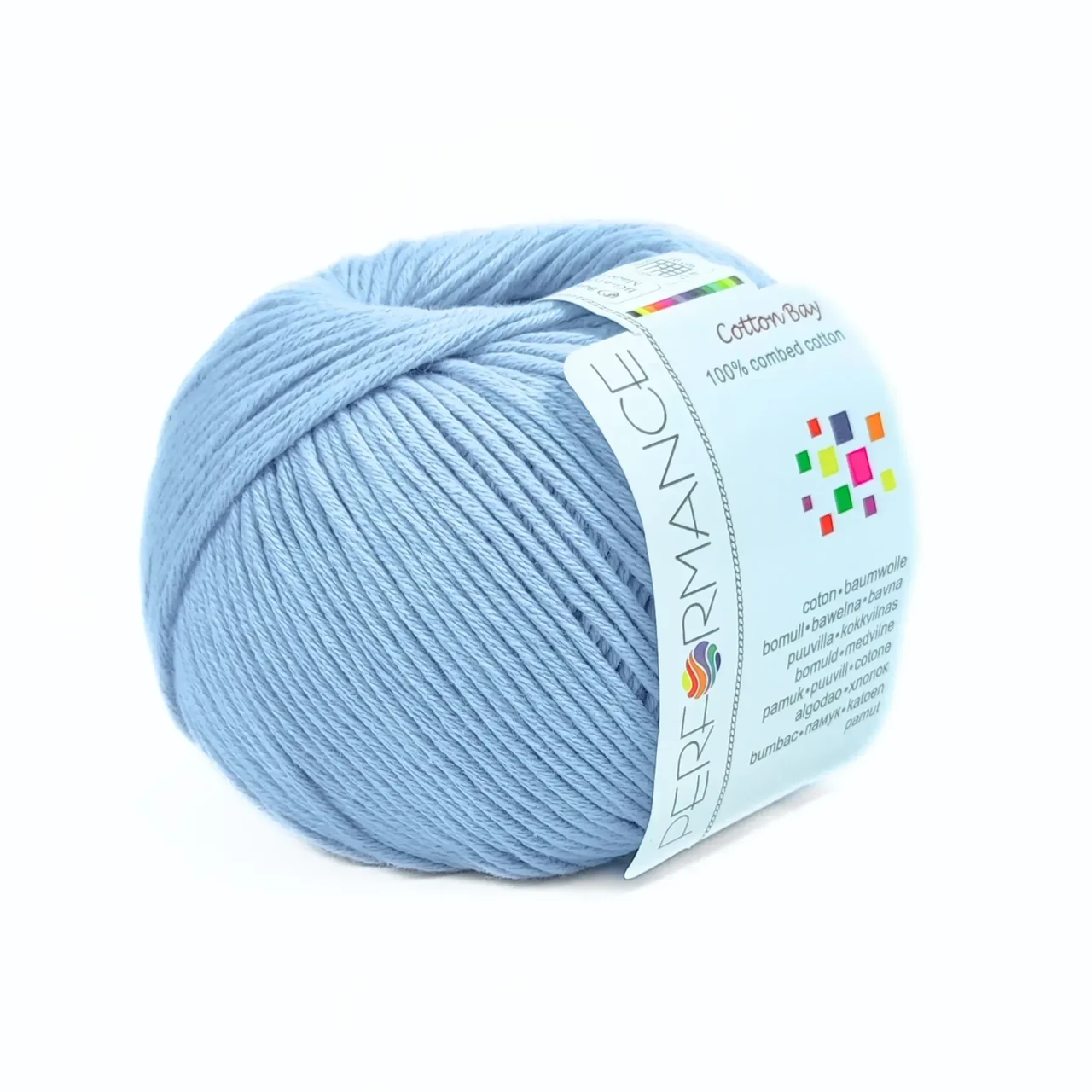 Пряжа Cotton Bay/Коттон Бай, світло-блакитний 81, Performance, фото 1