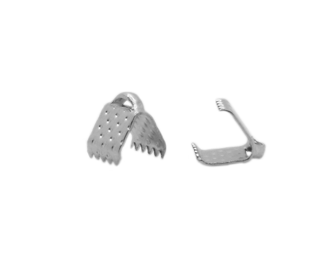 Металеві біжутерні обжимні закінчення, фото 1