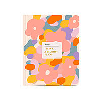 Планер ежедневник на год недатированный с твердой обложкой «I HAVE A BLOOMY PLAN» цветочный 248 стр.
