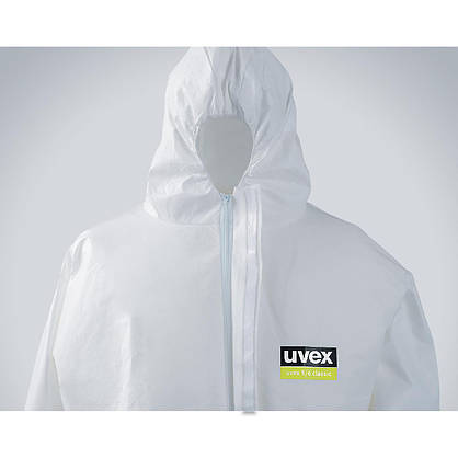 Костюм хімічного захисту Uvex 5/6 Сlassic, Білий, Розмір L (9844911), фото 6