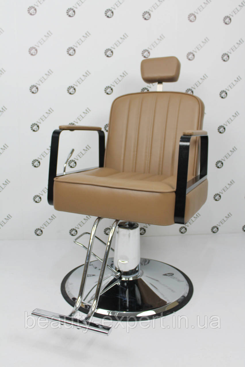 Перукарське крісло Barber Bronx для чоловічого салону краси Barbershop крісла з підголовником, фото 1