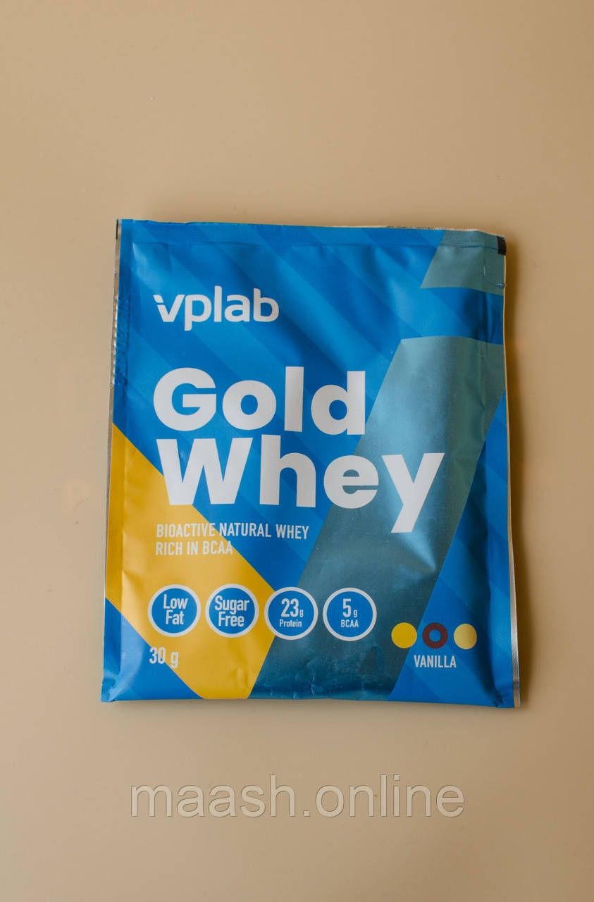 Пробник Протеїн Gold Whey Vanila Ваніль VPLab, 30г