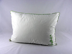 Подушка Bella Villa Бамбук 50х70 см, тик білий із вишивкою