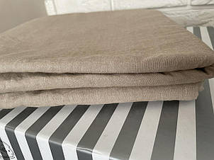 Простирадло Bella Villa варена бавовна 240х260 см бежеве