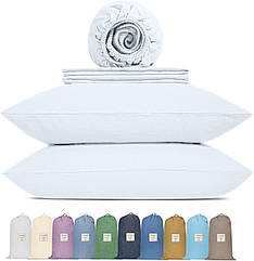 Monno Queen КПБ, Варена бавовна (200x200) біла