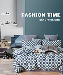 Комплект постільної білизни сімейний Bella Villa сатин (B-0341 Fm)