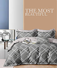 Комплект постільної білизни сімейний Bella Villa сатин (B-0340 Fm)