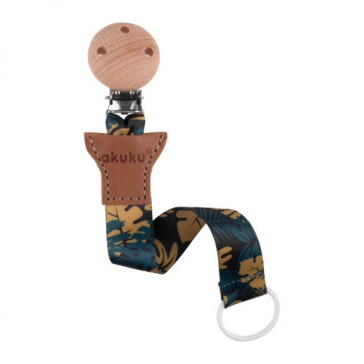 Універсальна стрічка для пустушки, Листочки Akuku A0583