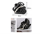 Пилосос 15в1 Mozano Smart Cyclonic 4000Вт AGD/ODK/B/01#BEZ турбощітка, фото 10