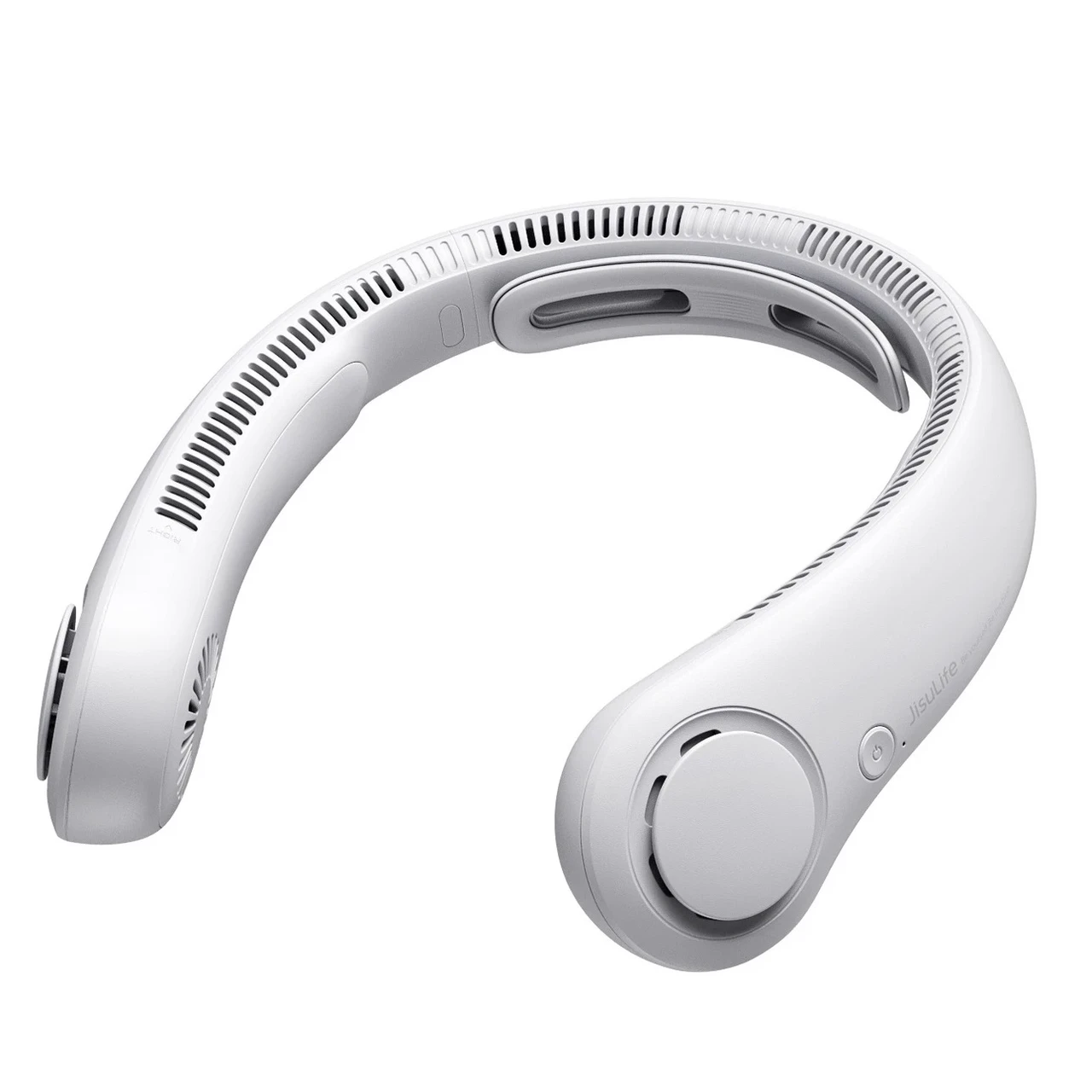 Вентилятор на шию JisuLife Neck Fan Life4 портативний, Type-C, 5000 mAh — Сірий