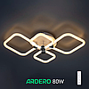 Люстра FELICITY 80Вт AL6134-2 ARD біла з хромом Ardero 2700К-6500К 8910Lm LED з пультом ДУ 720х425х130мм, фото 5