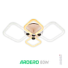 Люстра FELICITY 80Вт AL6134-2 ARD біла з хромом Ardero 2700К-6500К 8910Lm LED з пультом ДУ 720х425х130мм, фото 11