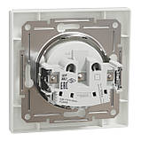 Розетка без з/к біла – Asfora EPH3000121, фото 3