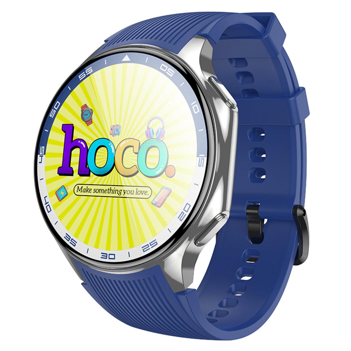 Смарт-годинник HOCO Y24 AMOLED Smart sports watch з дзвінками, моніторингом здоров’я, вологозахистом IP67, Silver