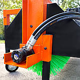 Щітка прибиральна навісна на міні-навантажувач 1,7 м, фото 2