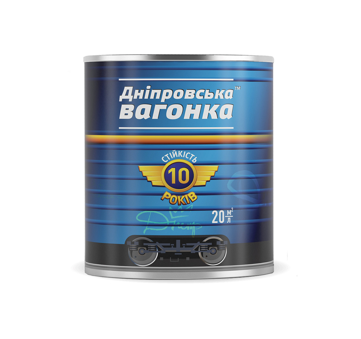 Емаль ПФ-133 2.5 л Білий лак (900) високоглянцева Дніпровська вагонка