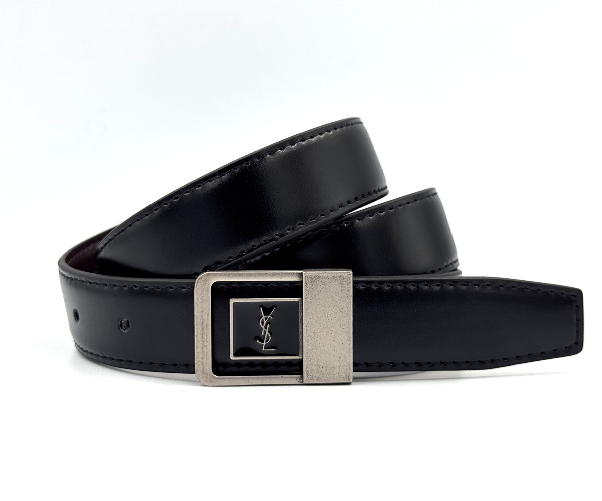 Ремінь жіночий YVES SAINT LAURENT Натуральна Шкіра Прошитий