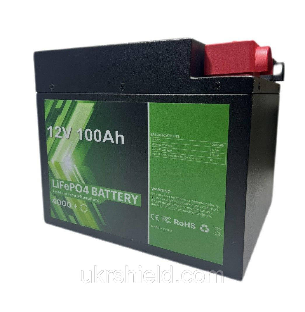Акумулятор LiFePO4 12V 100Ah (4000+ циклів)