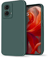 Силіконовий чохол HardCorner Motorola Edge 50 Fusion (з мікрофіброю) Green